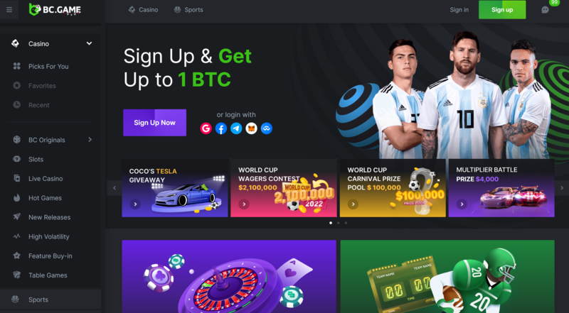 Découvrez BC Game Crypto Casino  une expérience de jeu inégalée
