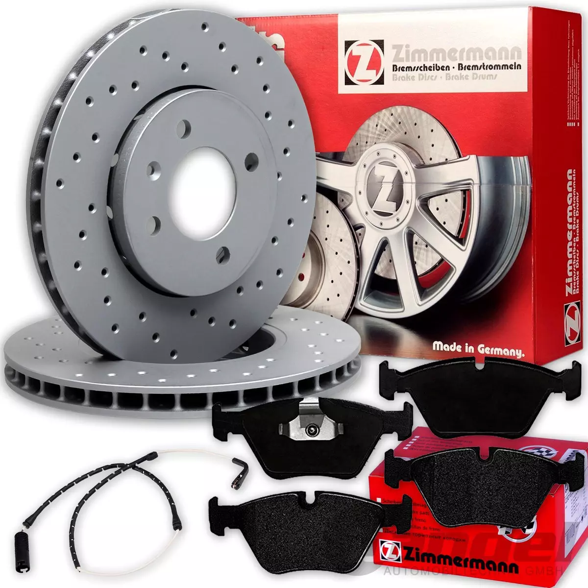 Гальмівні колодки та диски Zimmermann для AUDI A6 Avant (4A5, C4) Гальмівні колодки та диски Zimmermann для AUDI A6 Avant (4A5, C4)