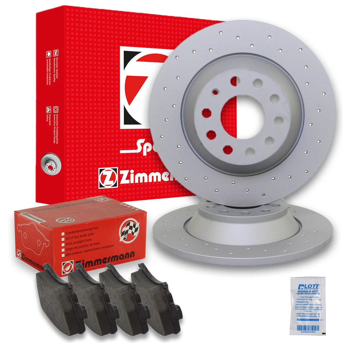 Otto-Zimmermann гальмівні диски та колодки для JAGUAR F-TYPE