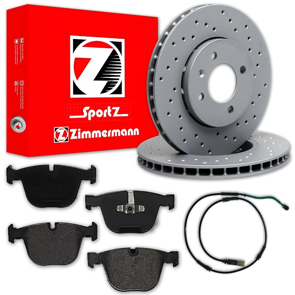 Гальмівні диски та колодки Zimmermann для Porsche Cayenne (92A) 3.6 S