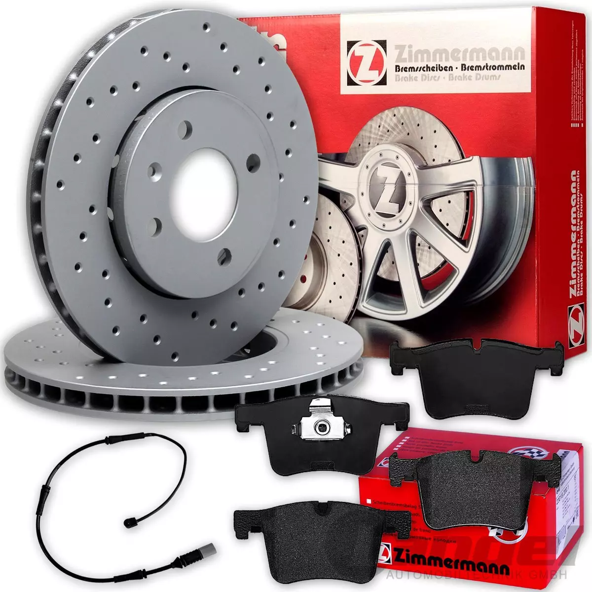 Гальмівні диски та колодки Zimmermann для Porsche Cayenne (92A) 3.6 S