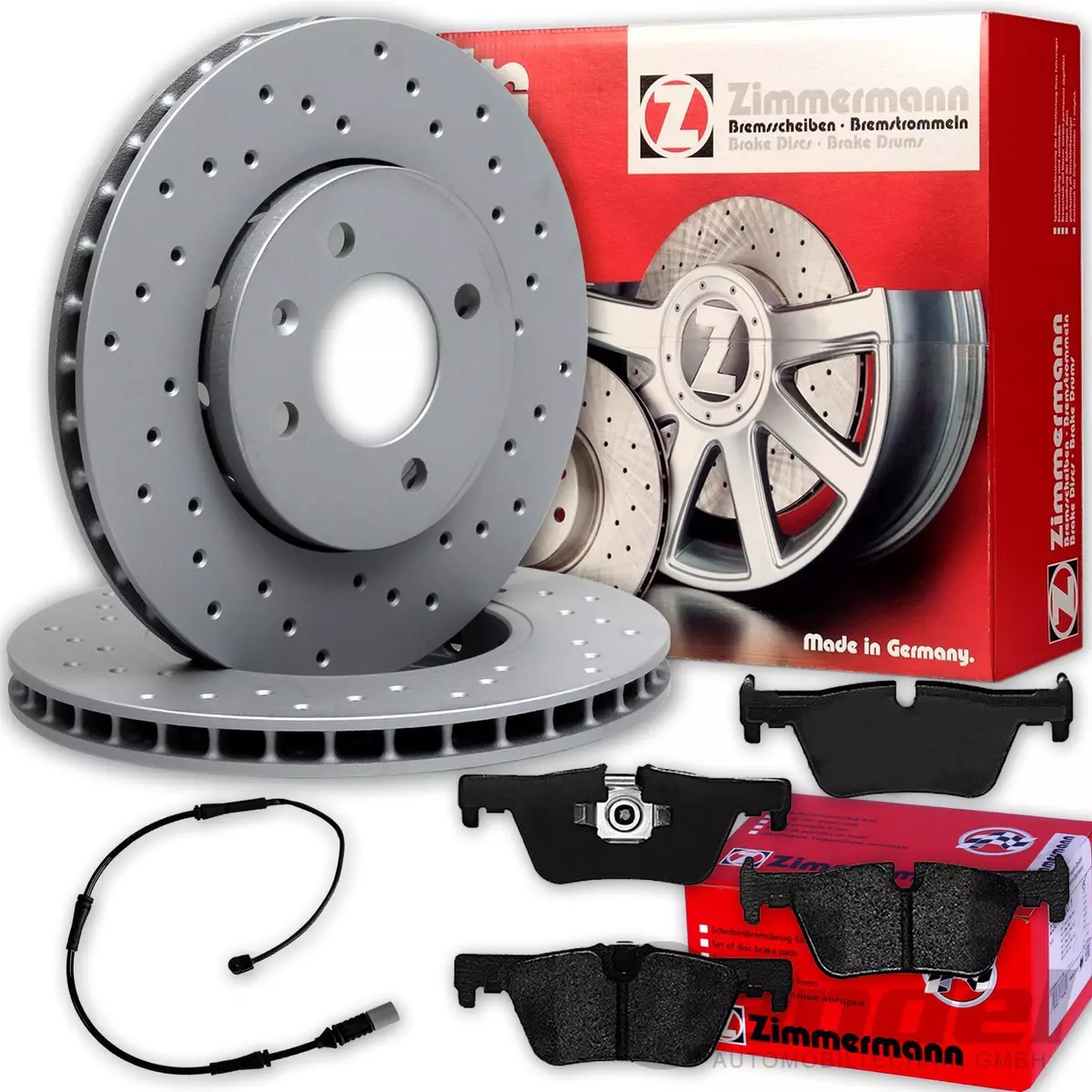 Гальмівні колодки та диски Zimmermann для MERCEDES-BENZ GLB (X247) — безпека та якість