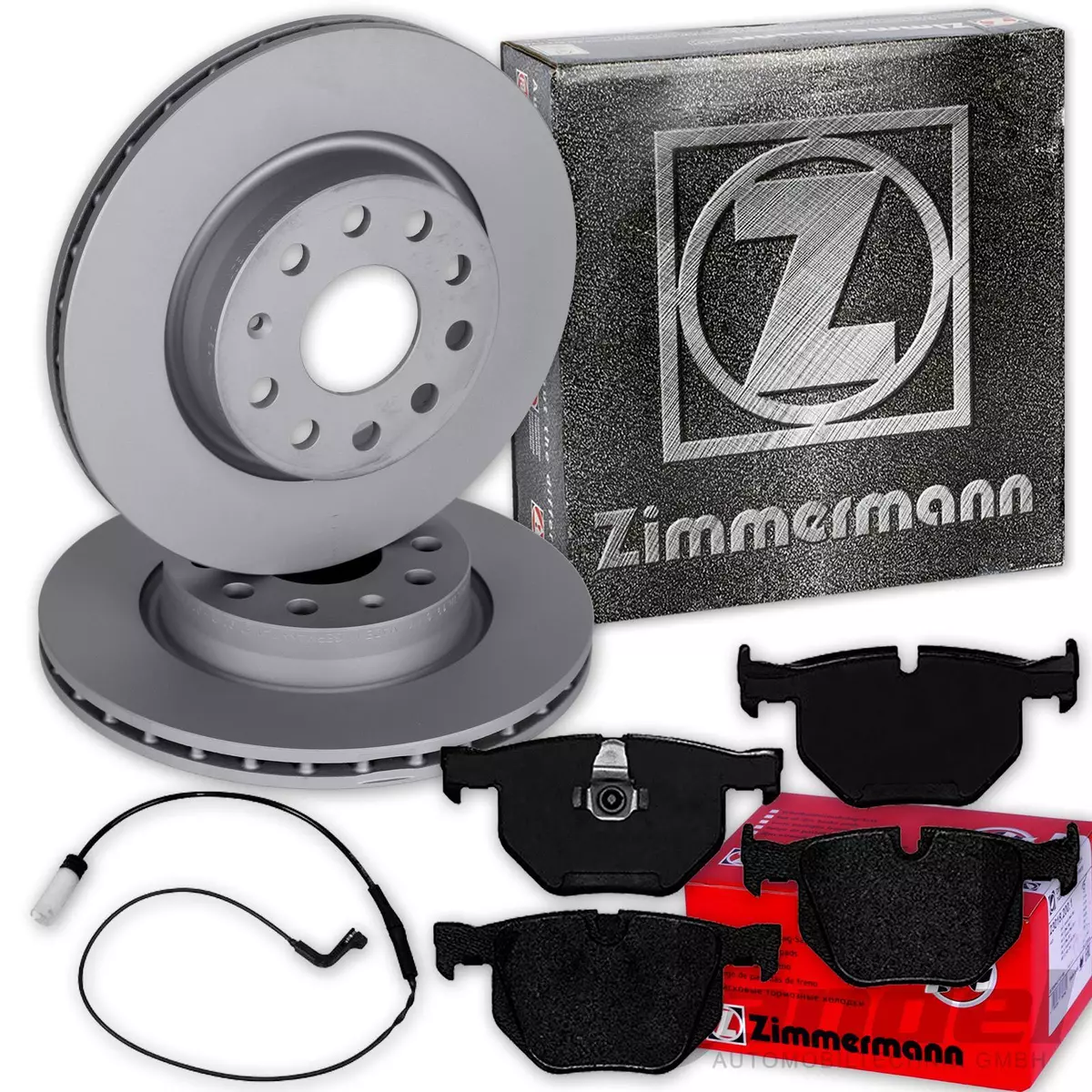 Гальмівні диски та колодки Zimmermann для Porsche Cayenne (92A) 3.6 S