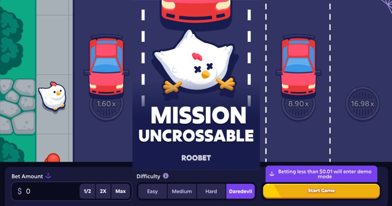 Scopri il Mitico Gioco di Azzardo Mission Uncrossable su Roobet in Italia.